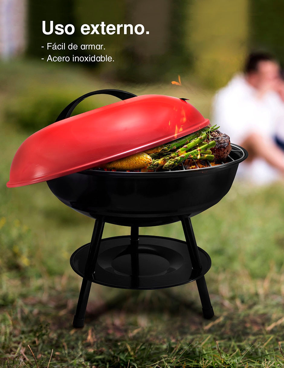 Asador carbón andromeda�inc 01084 de metal